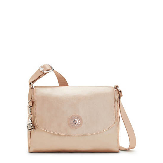 Kipling Tamia Metallic Crossbodytassen Goud | BE 1234SG